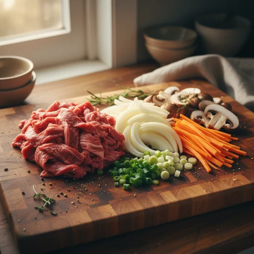 재료 준비 및 손질