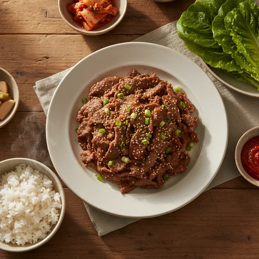 맛있는 불고기 완성