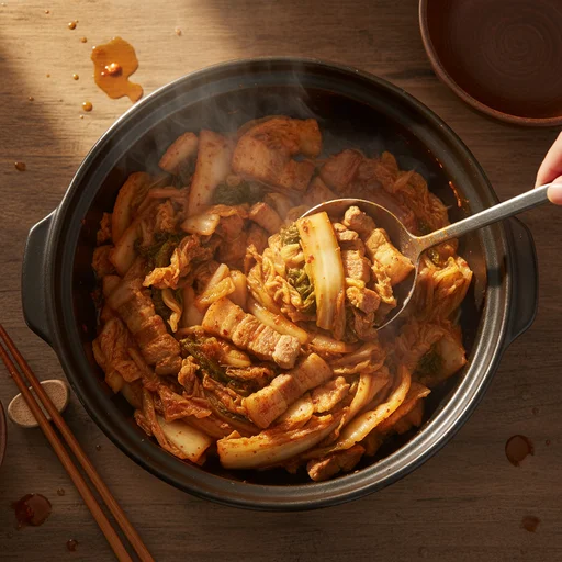 김치 넣고 볶기