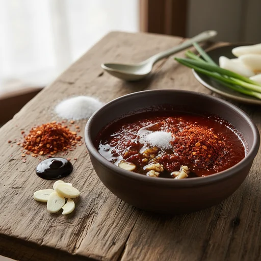 황금 양념장 만들기