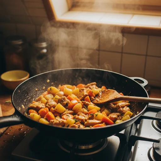 닭과 채소 볶기